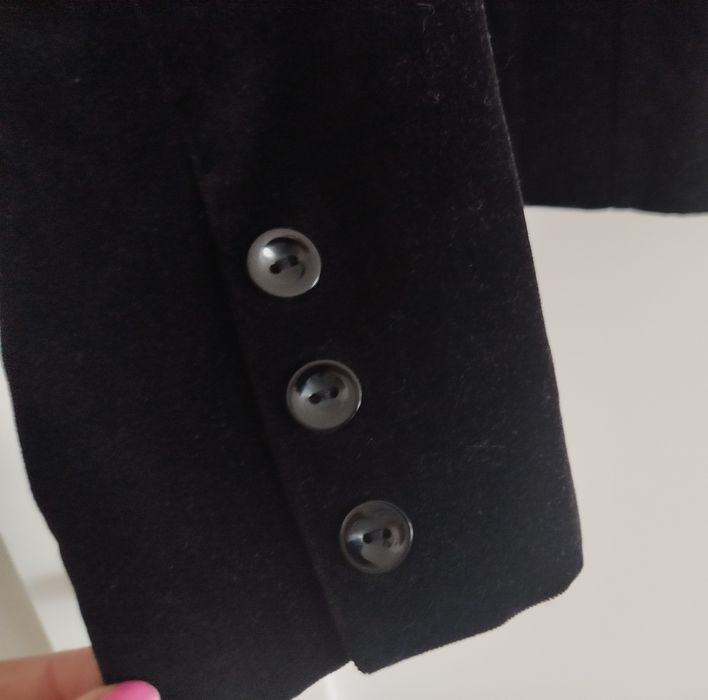 Żakiet z aksamitu/zamszu