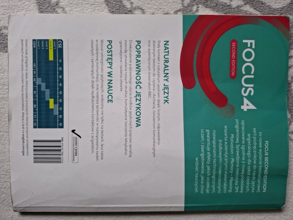 Focus 4 B2/B2+ Pearson . Podręcznik i ćwiczenia