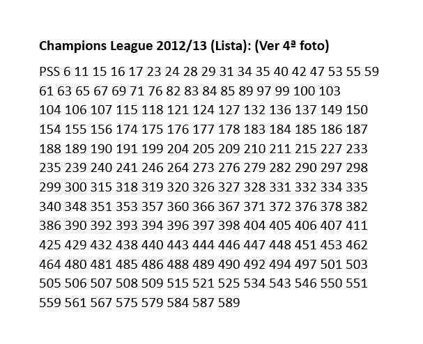 Cromos Champions League 2012/13 | Panini Liga dos Campeões (Ver Lista)