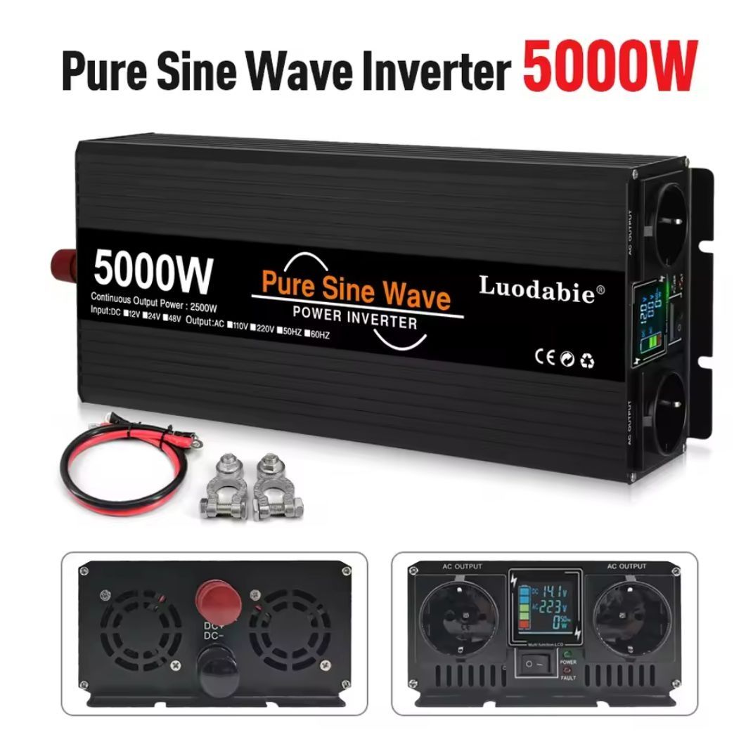 Інвертор чистий синус 5000/2500 W