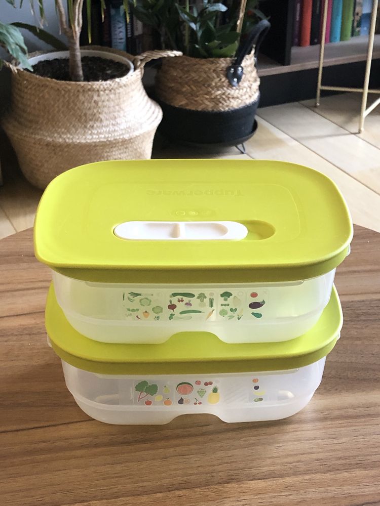 Tupperware Ventsmart 0.8 l szklarnia pojemnik pudełko - 2 sztuki