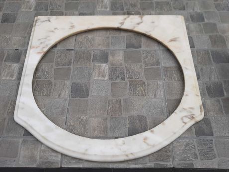 Arco tampo de pedra para lavatório
