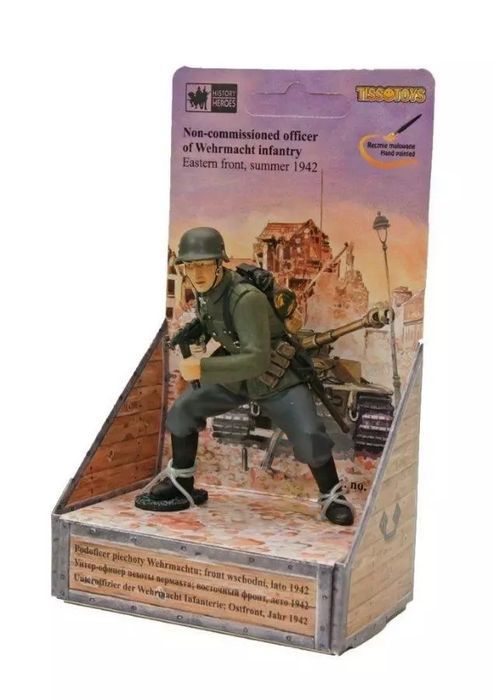 Figurka - Podoficer piechoty Wehrmachtu. Tisso Toys. Nowy Produkt