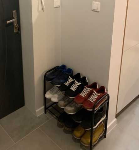 Metalowa 3 poziomy do przechowywania na pudełka buty dom