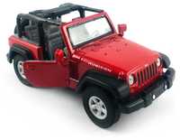 Jeep Wrangler Rubicon model WELLY 1:34 Czerwony