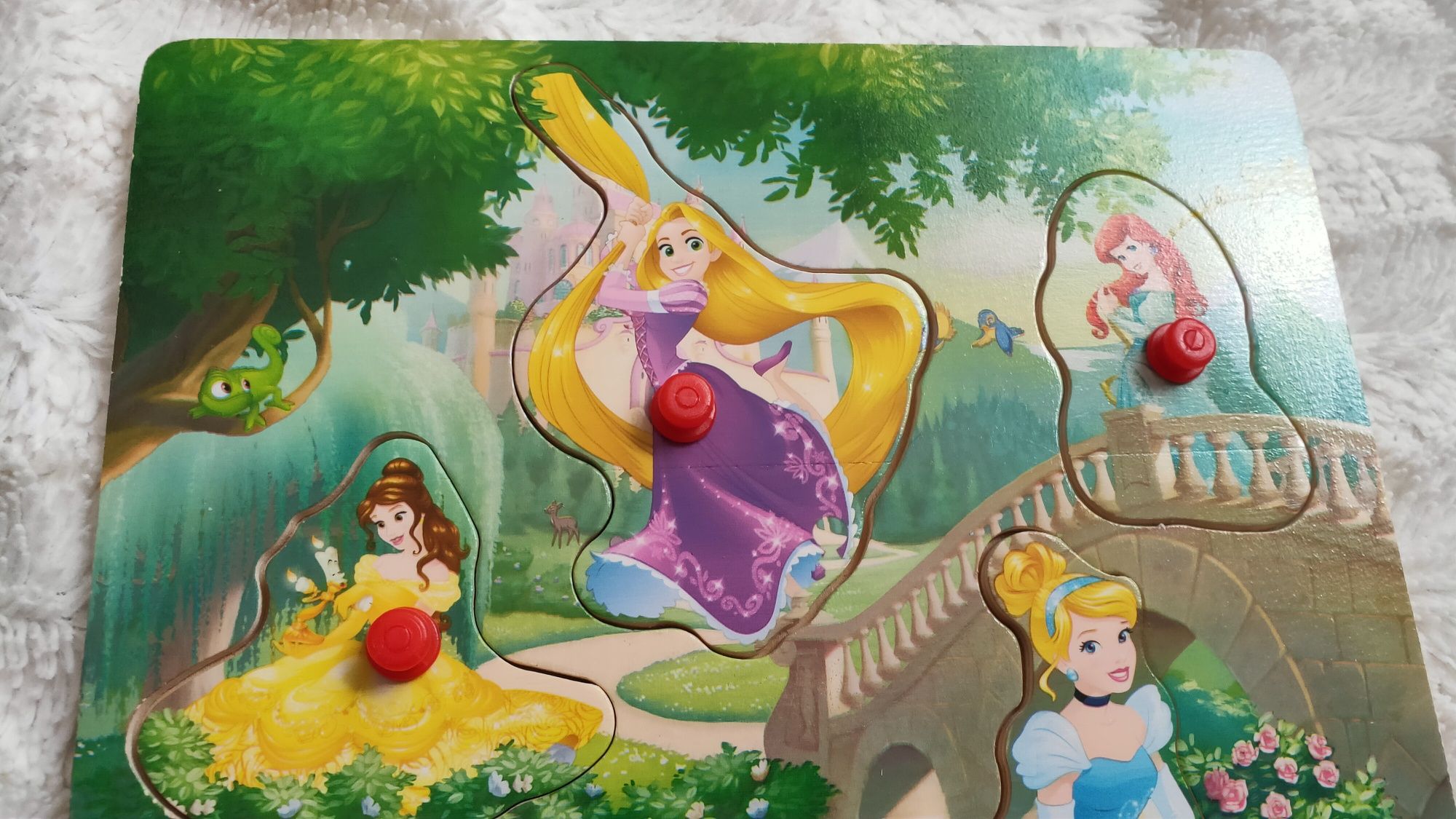 Puzzle drewniane układanka księżniczki  Disneya