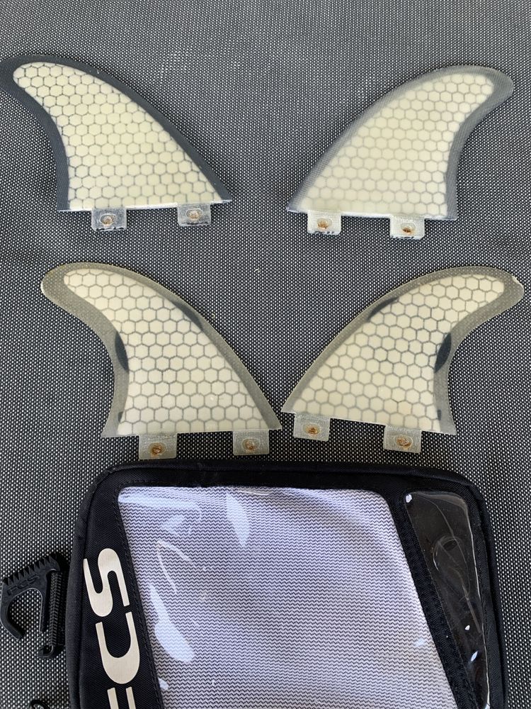 Quilhas FCS K21 quad usadas