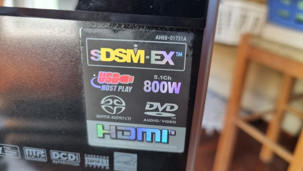 Sistema Surround 5.1 800w RMS - Samsung HT-P1200 (NEGOCIÁVEL)