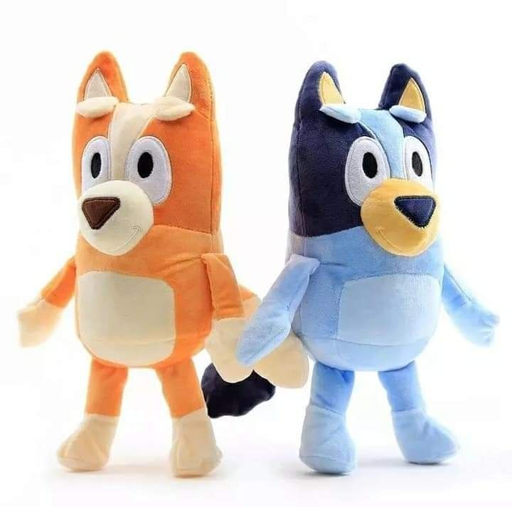 Conjunto de peluches Bluey e Bingo, NOVO