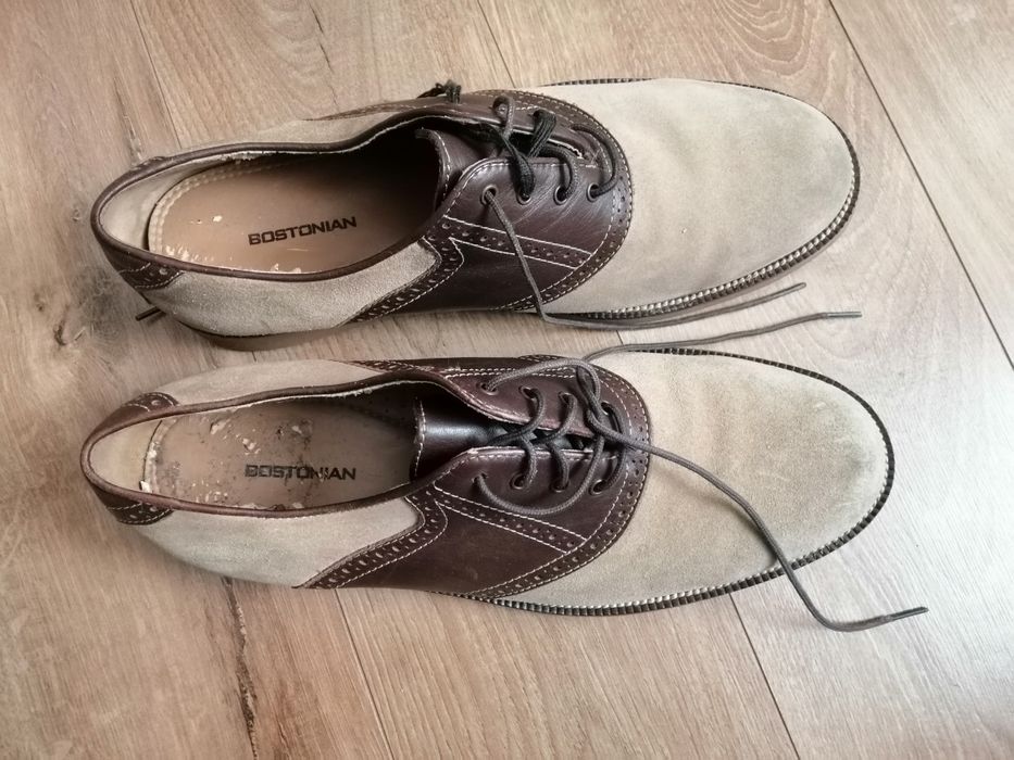 Чоловічі туфлі стиль бежеві коричневі кежуал на шнурках підошва поліу