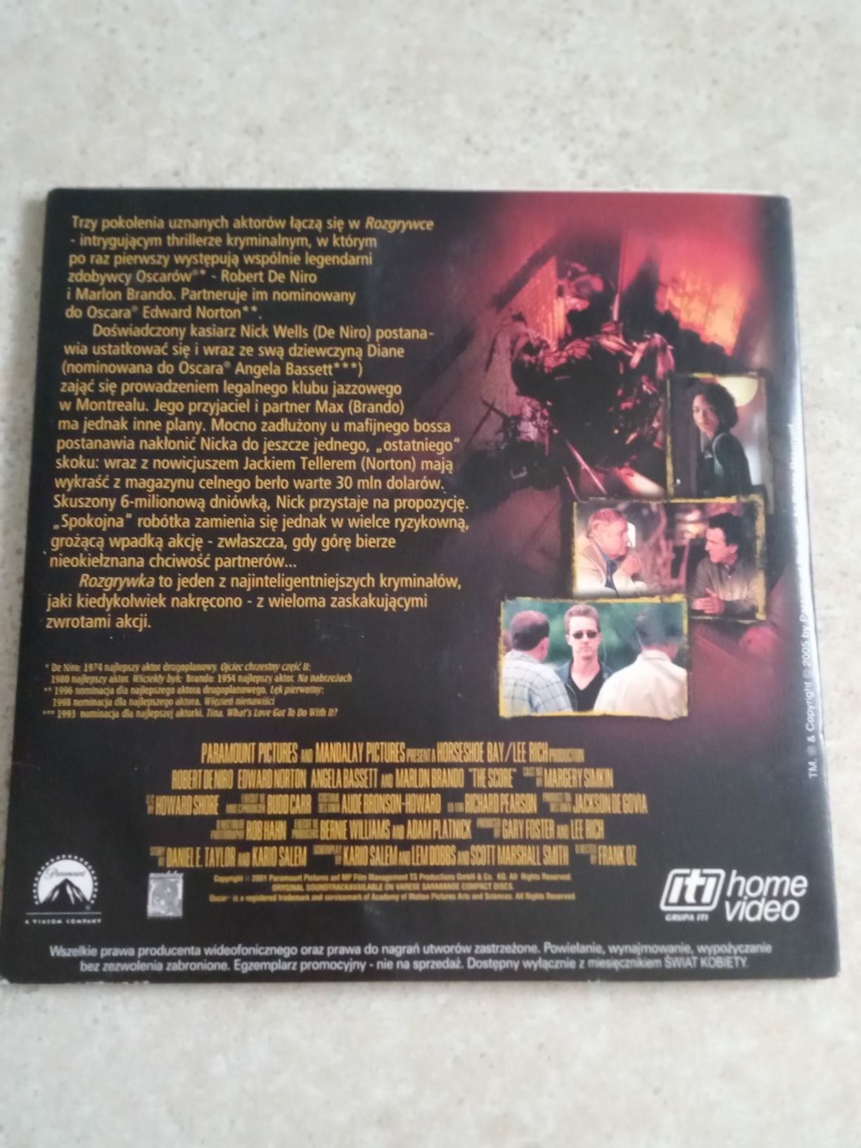 Film DVD - Rozgrywka