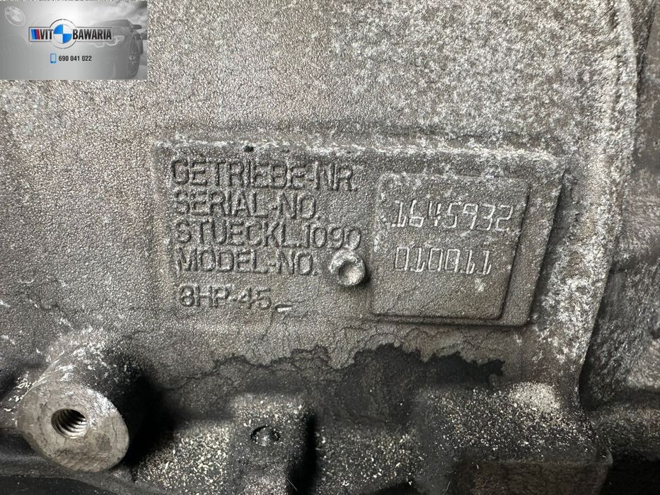 Skrzynia biegów wraz z konwentwrem 8HP45 BMW F10/F11 2.0d 184KM