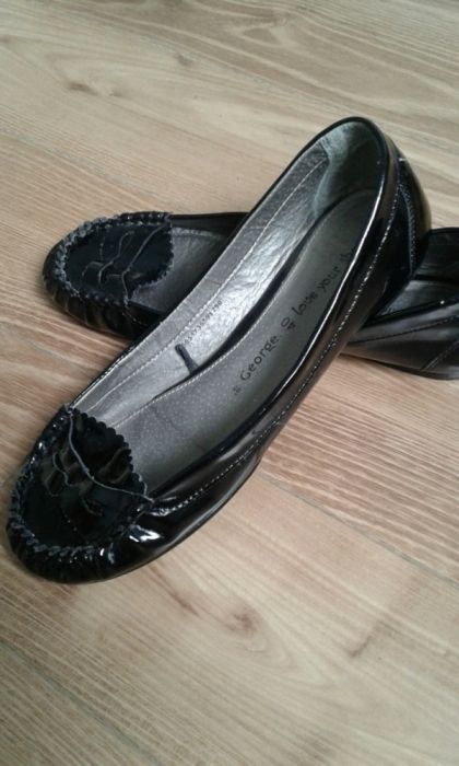 Балетки Georqe  лаковые.