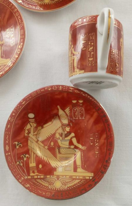 Сервиз чашки и блюдца Египет