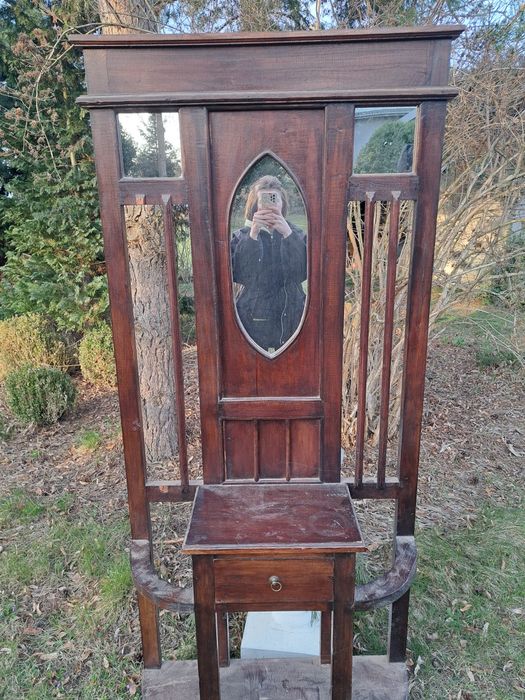 Etazerka pomocnik do przedpokoju retro