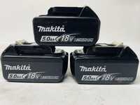 3x akumulator  MAKITA BL1850B 18V 5.0Ah używane sprawne