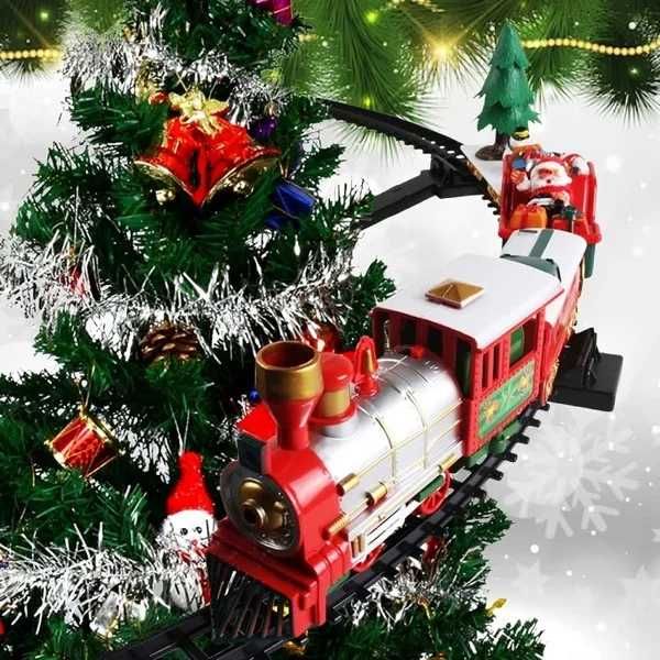 Різдвяний поїзд  на ялинку