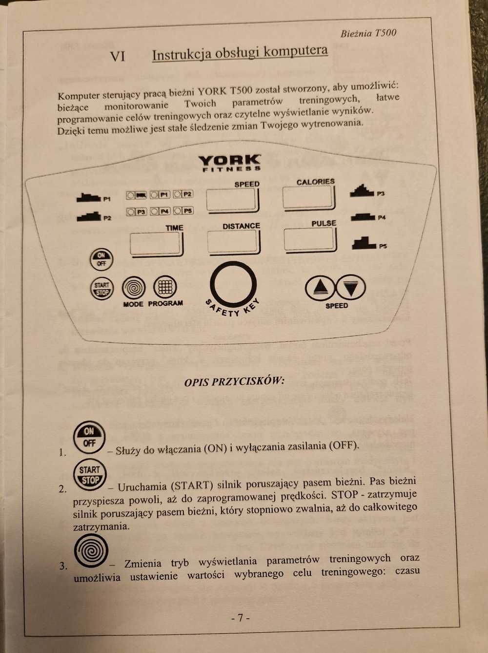 Bieżnia elektryczna York Fitness T500, stan b.dobry