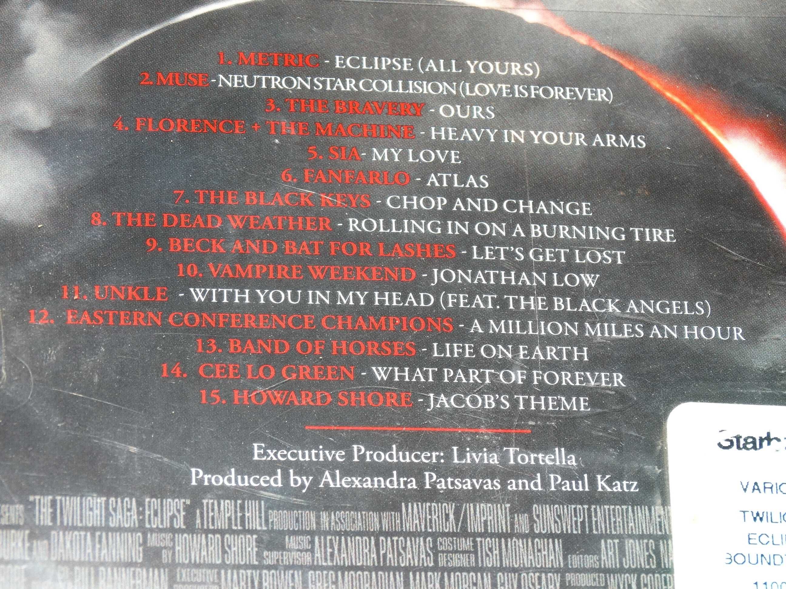 The Twilight Saga Eclipse CD Various Artists