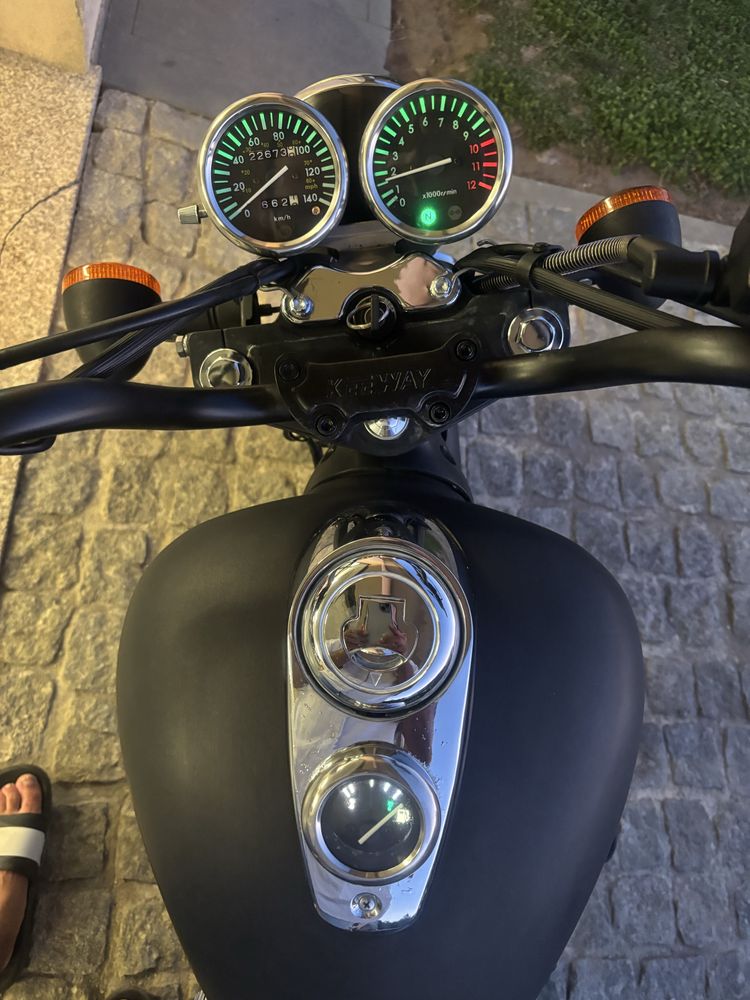 Vendo keeway superligth 125 em excelente estado com 22673 km