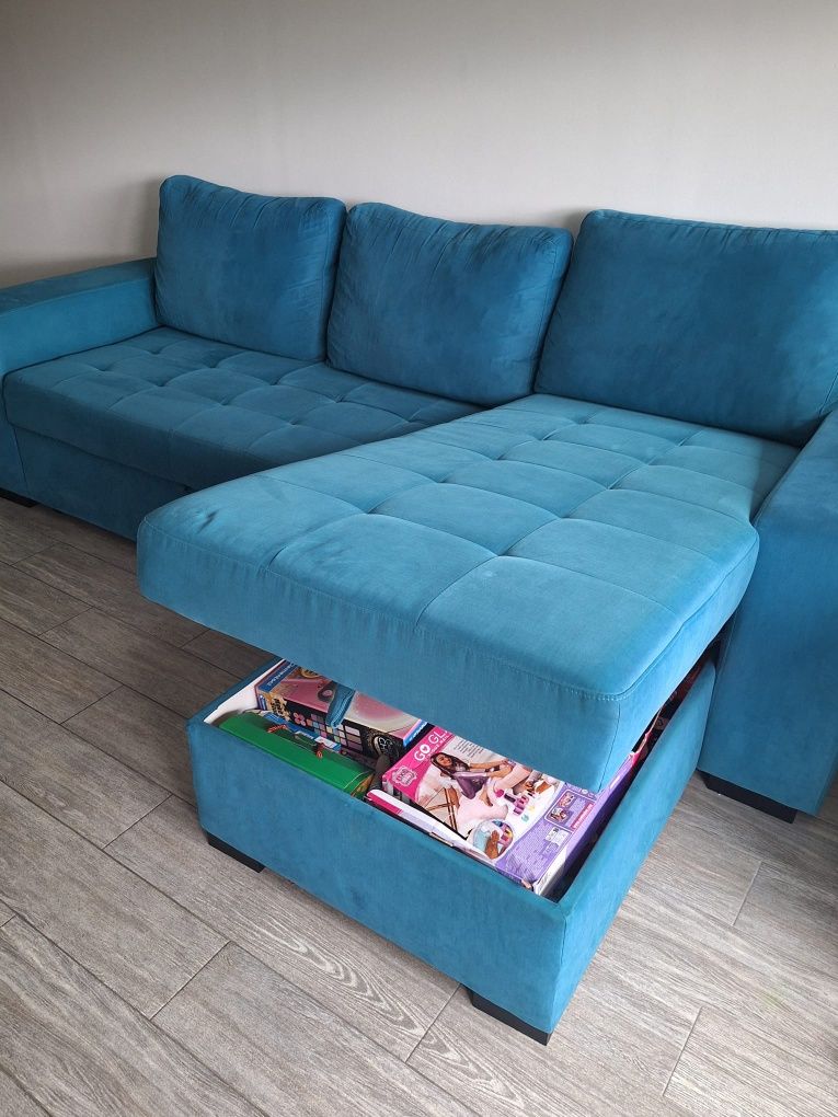 Sofá Chaise Lounge com arrumação
