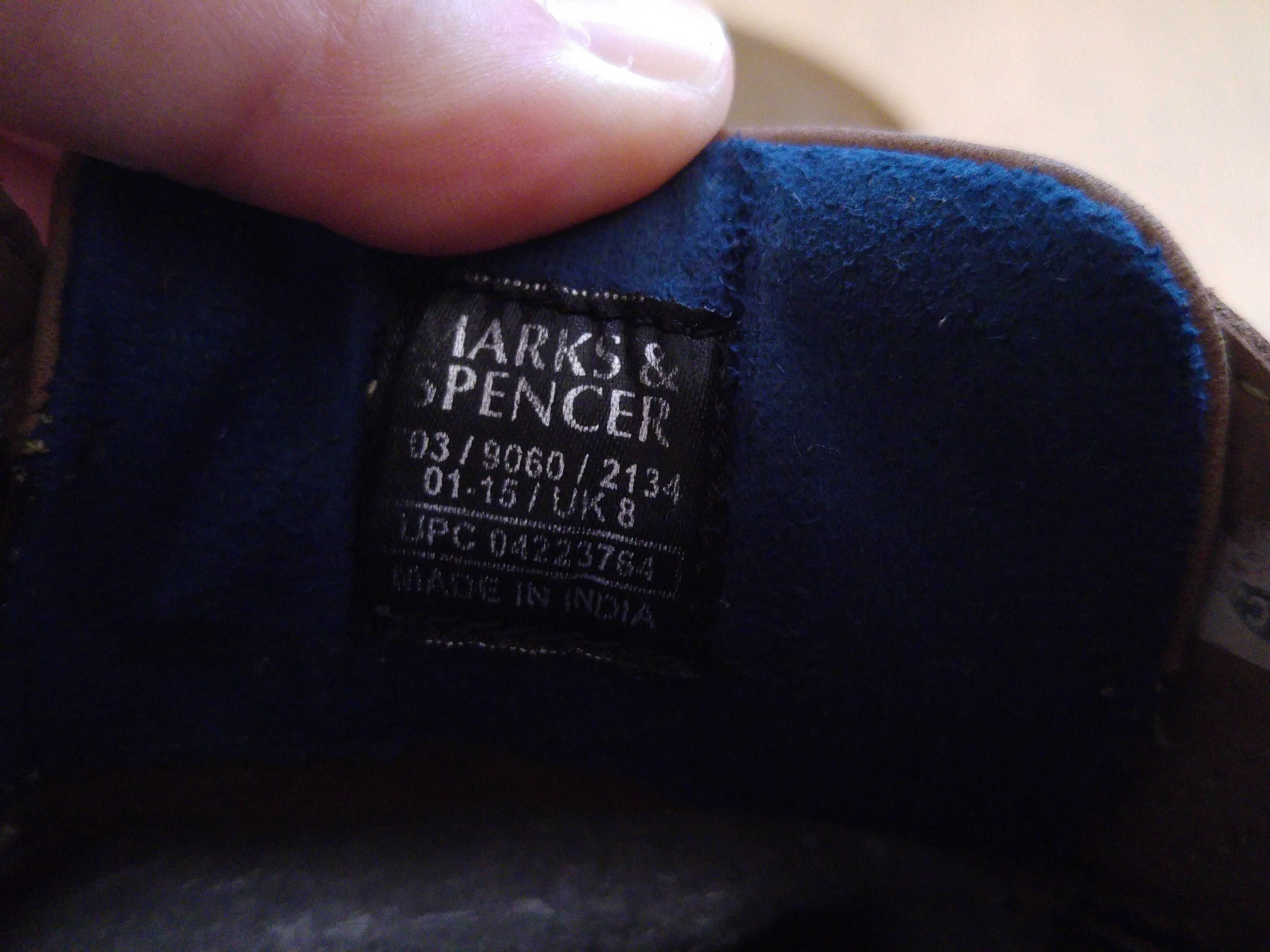 Buty żeglarskie skórzane męskie M&S