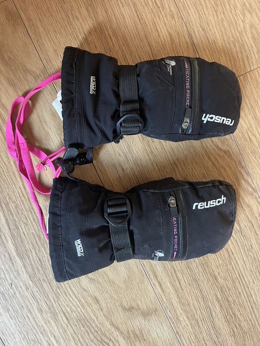 Rekawice narciarskie reusch puchowe 6 lat/122 juniorskie rozmiar 4