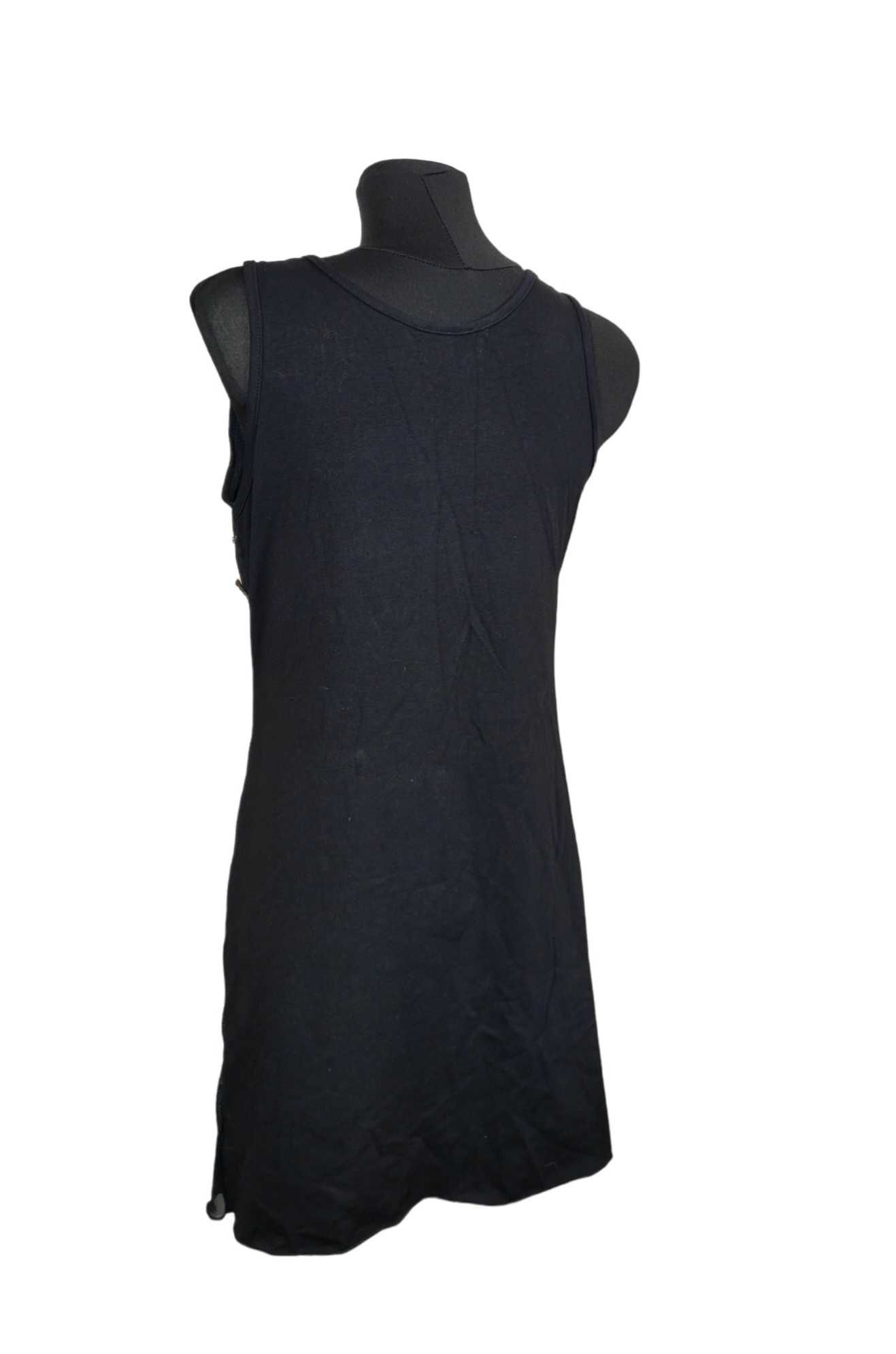 Czarna sukienka z ćwiekami 36,S/38,M Tsega sylwester