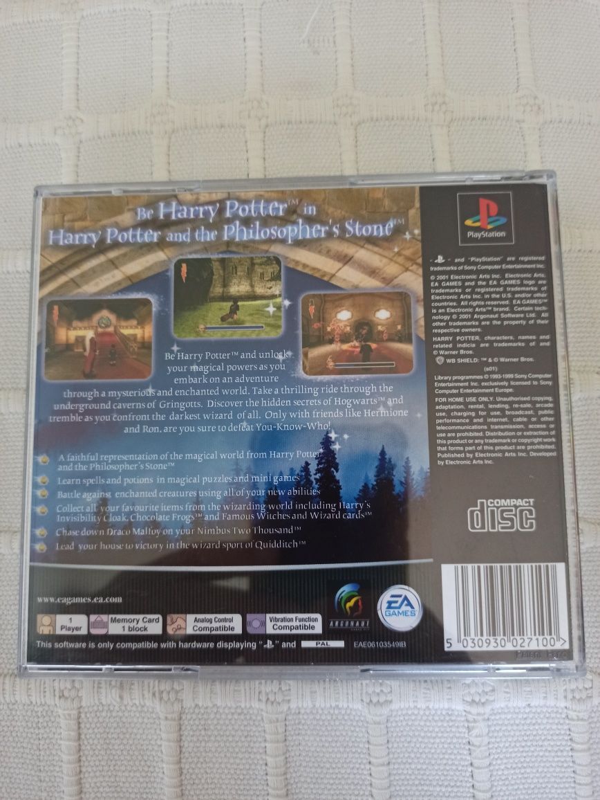 Harry Potter and the Philosopher's Stone - Playstation 1 - PS1