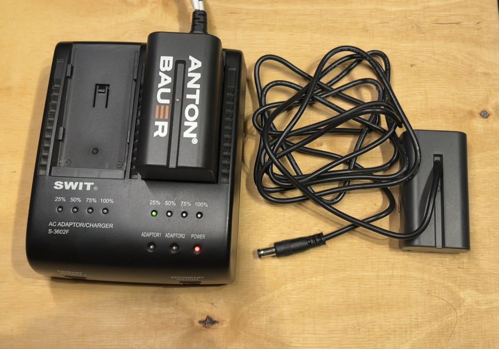 Ładowarka NP-F Swit 3602 + akumulator Anton Bauer