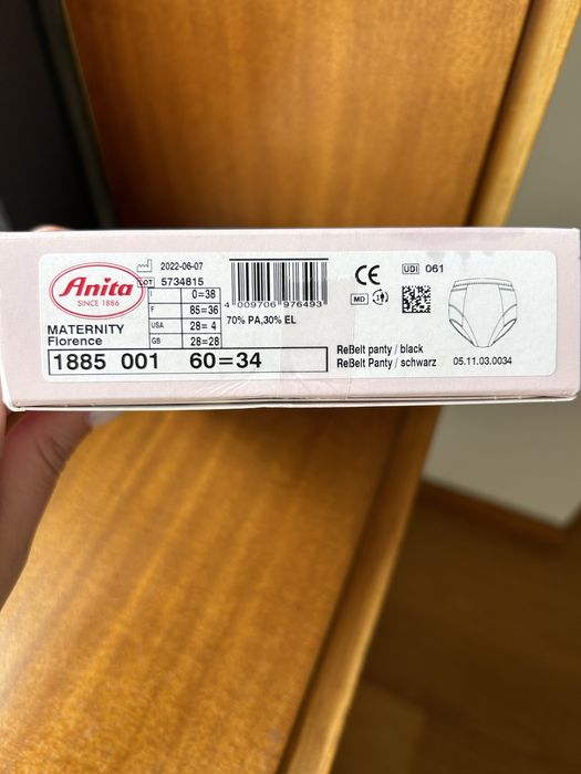 Anita Cinta Pós-Parto Rebelt Panty Reforçada NOVA