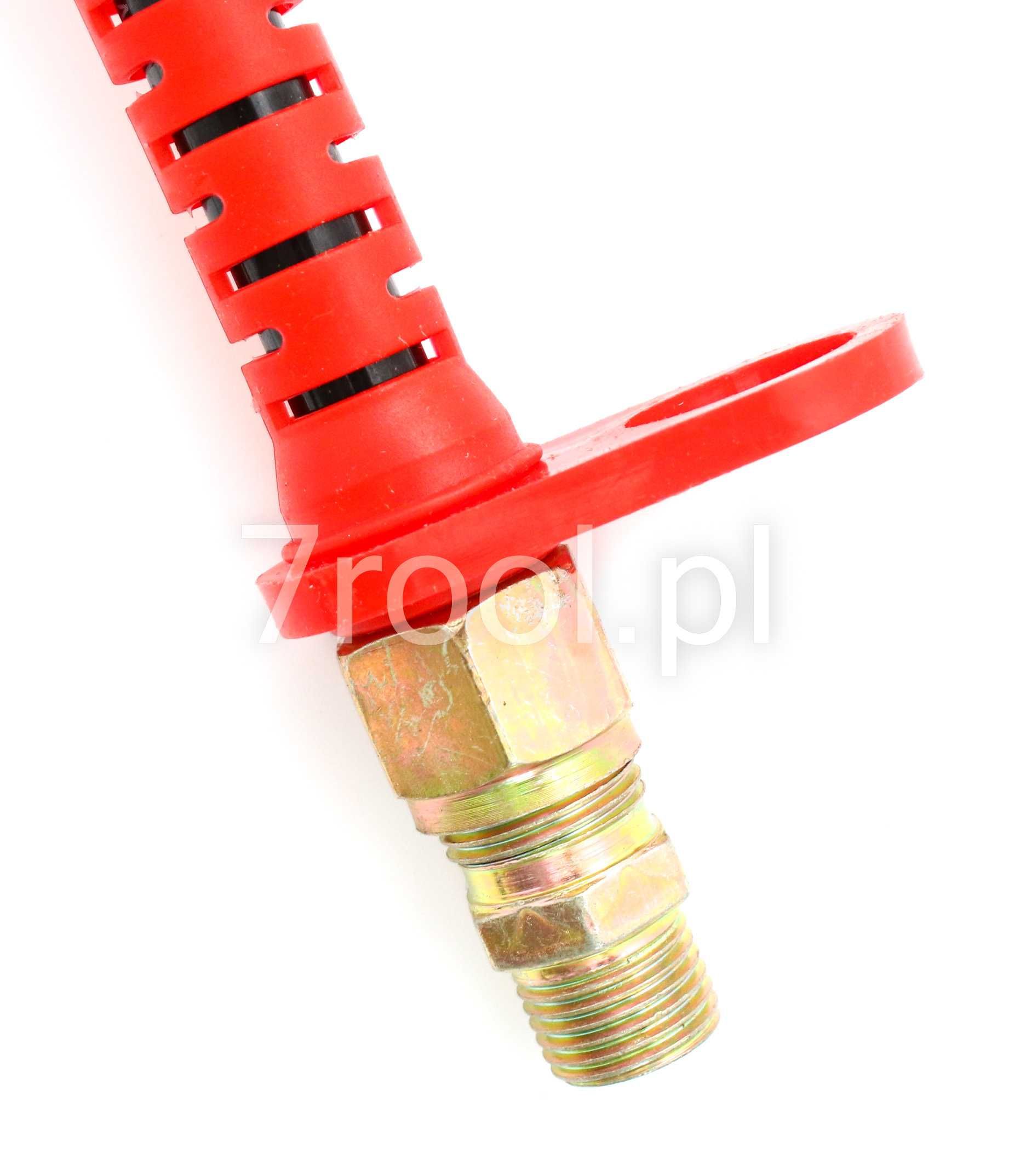 Spirala pneumatyczna, przewód M16, 7,5 m -czerwony
