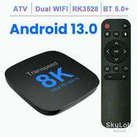 TV Box Transpeed 8K  Android 13 Смарт Приставка настроенная+подарок