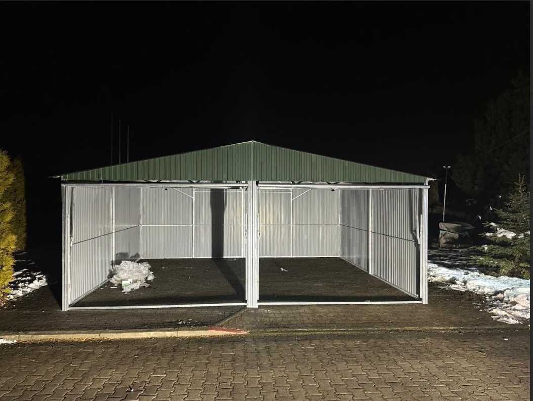 Garaż blaszany 6x5, garaże blaszane, hale, solidna konstrukcja