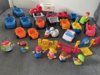 Fisher price pojazdy figurki