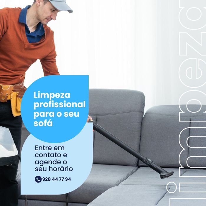 Higienização e limpeza de estofos