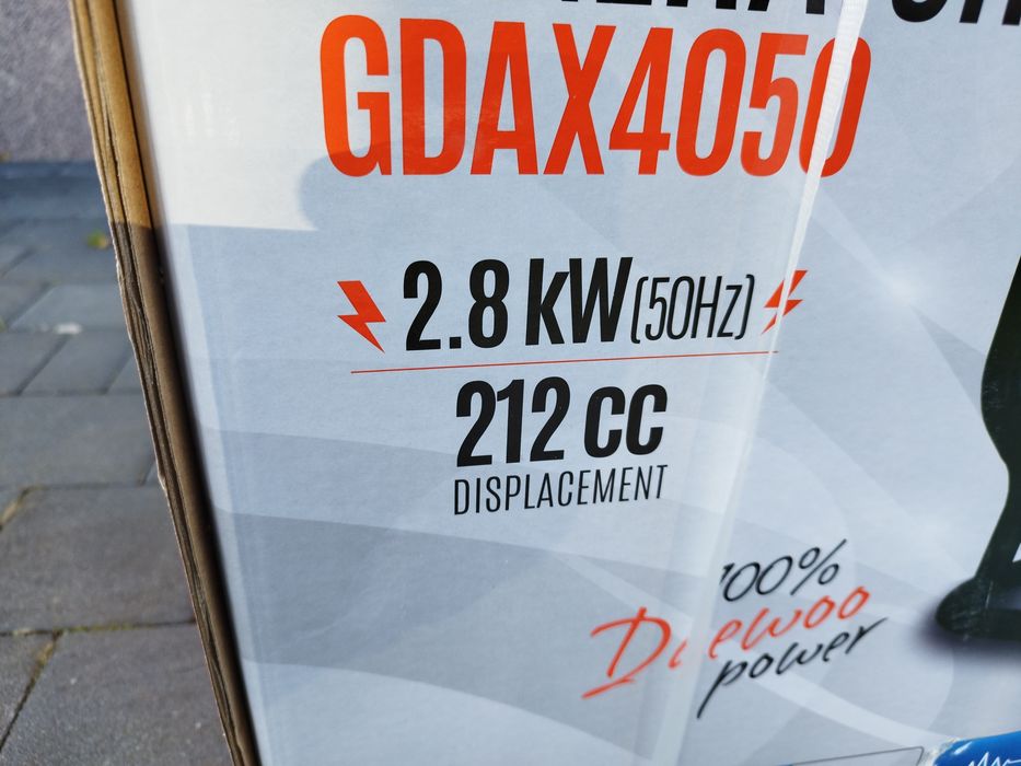 Nowy agregat prądotwórczy spalinowy daewoo