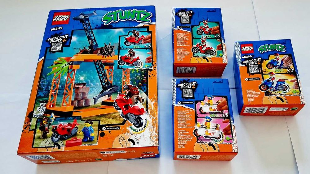 Lego City Stuntz Lote conjunto de 4 sets selados