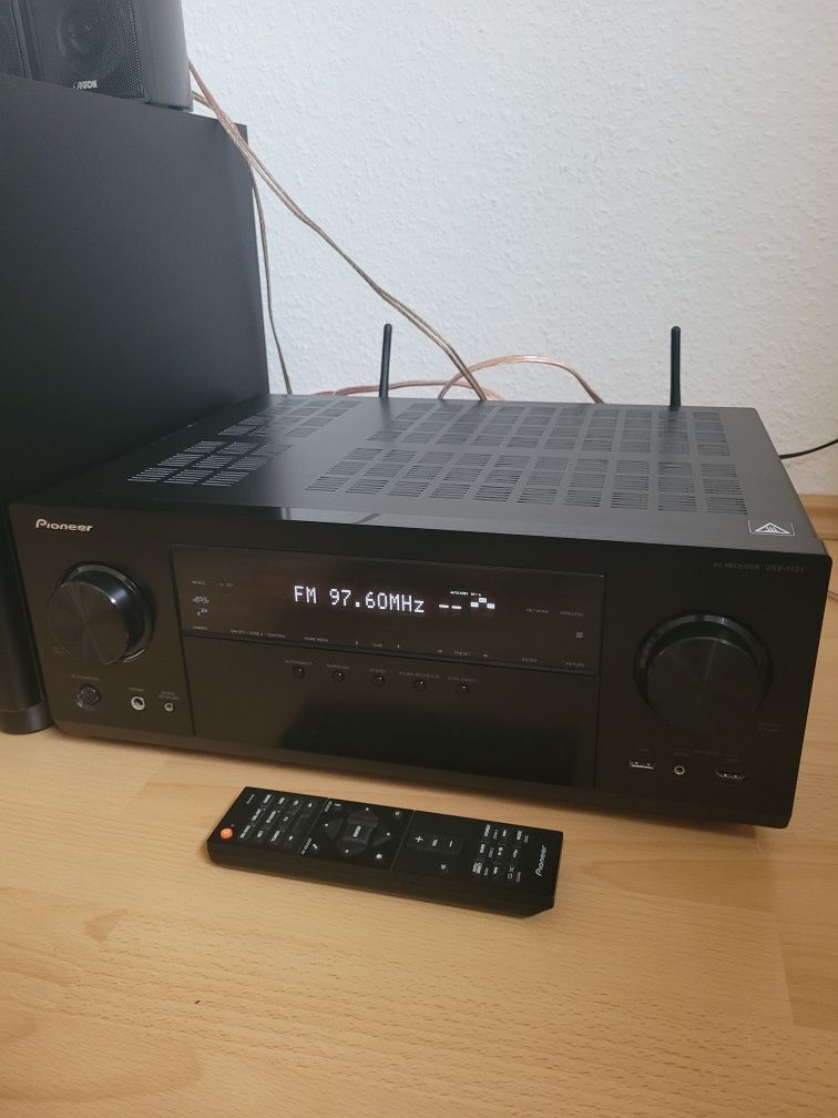 Pioneer VSX1131 + Canton CX65, subwoofer,  centralny i 4 satelitki