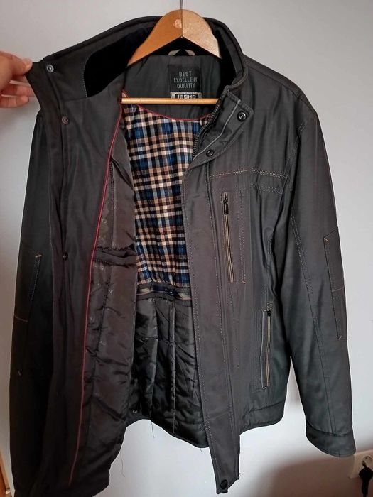 Męska ,grafitowa kurtka , rozmiar XL