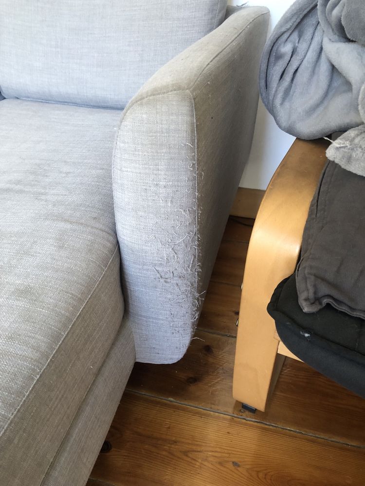 Sofá cinzento La Redoute