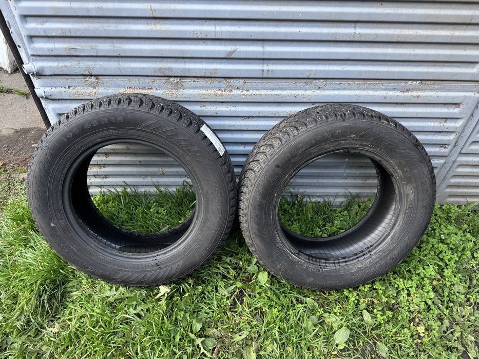 195/65/15 шини резина nokian nordman 8 2021 рік стан нових!!!