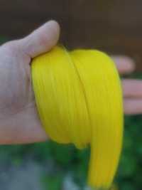Włosy pod zgrzew ok 57cm - 100 pasm - #yellow