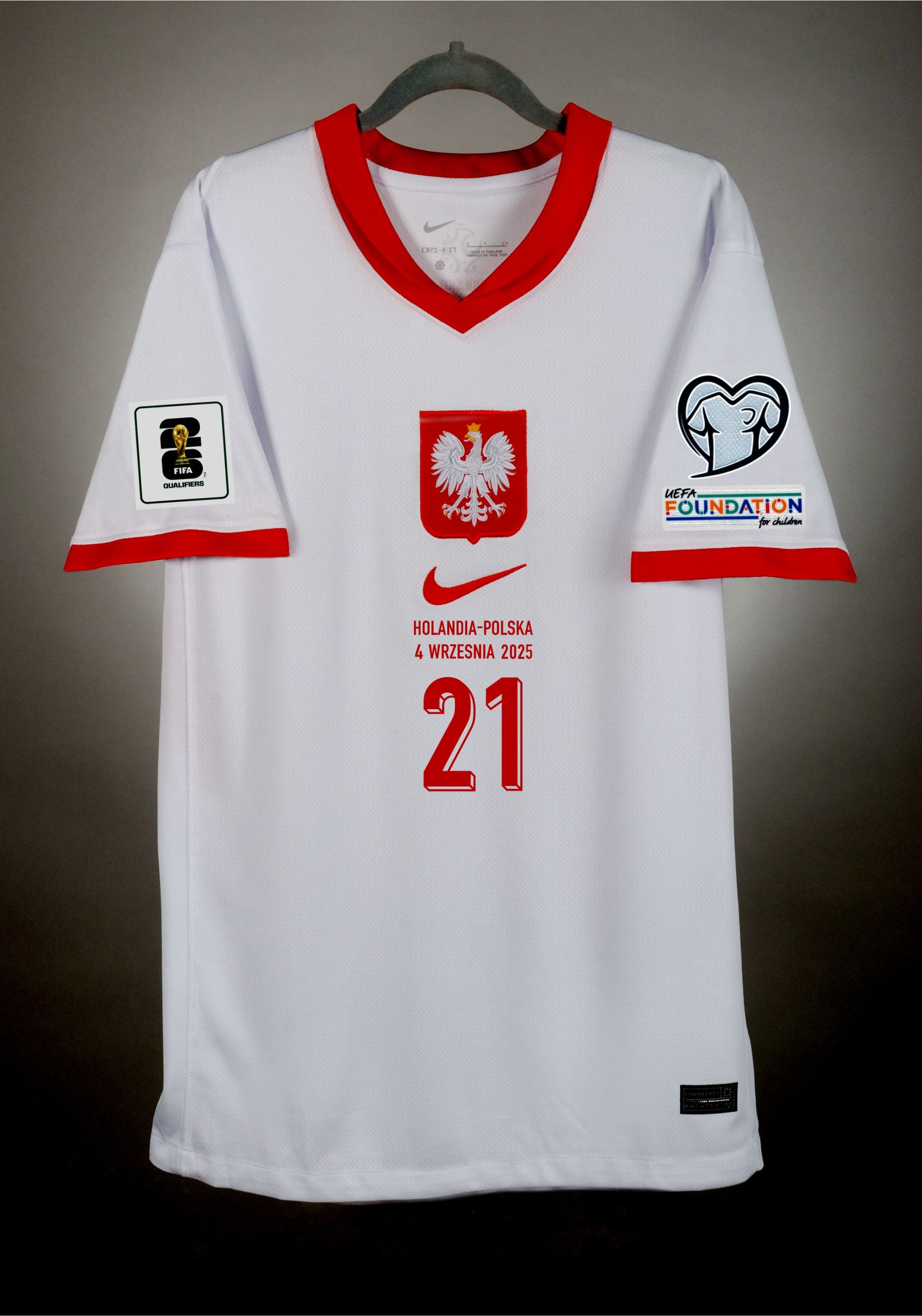 Koszulka Polski World CUP 26  Hoilandia-Polska ZALEWSLKI 9 r. XXL 48h