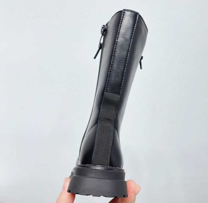 Дитячі зимові чоботи черевики (шкіра) розмір 32