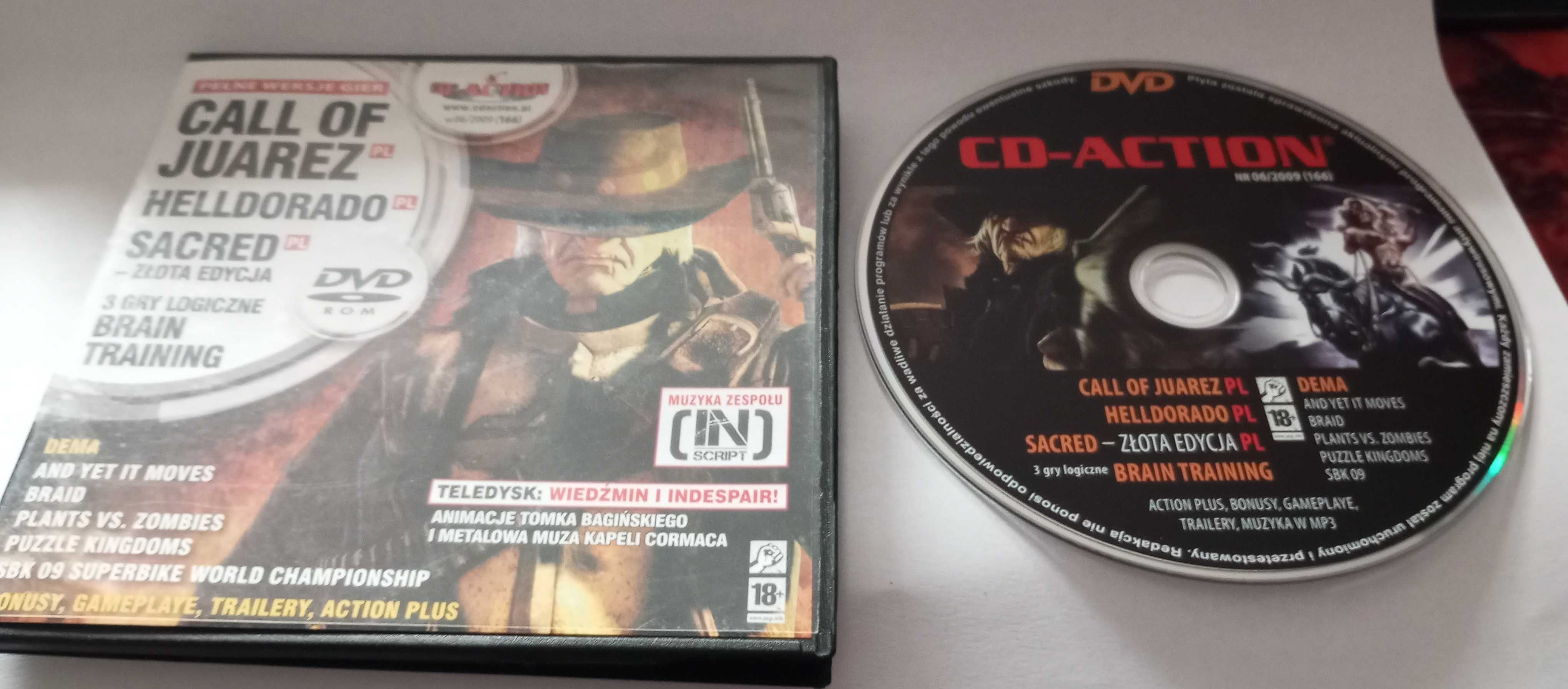 CD-Action 06/2009 #166 – Brain Training X3, Call of Juarez, Sacred PL,