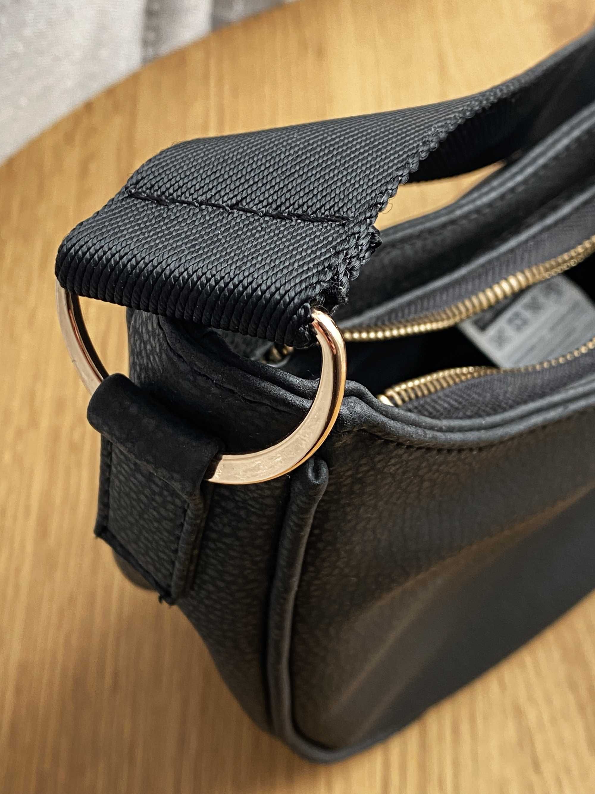 Сумка HARVEST SADDLE BAG чорна екошкіра жіноча нова