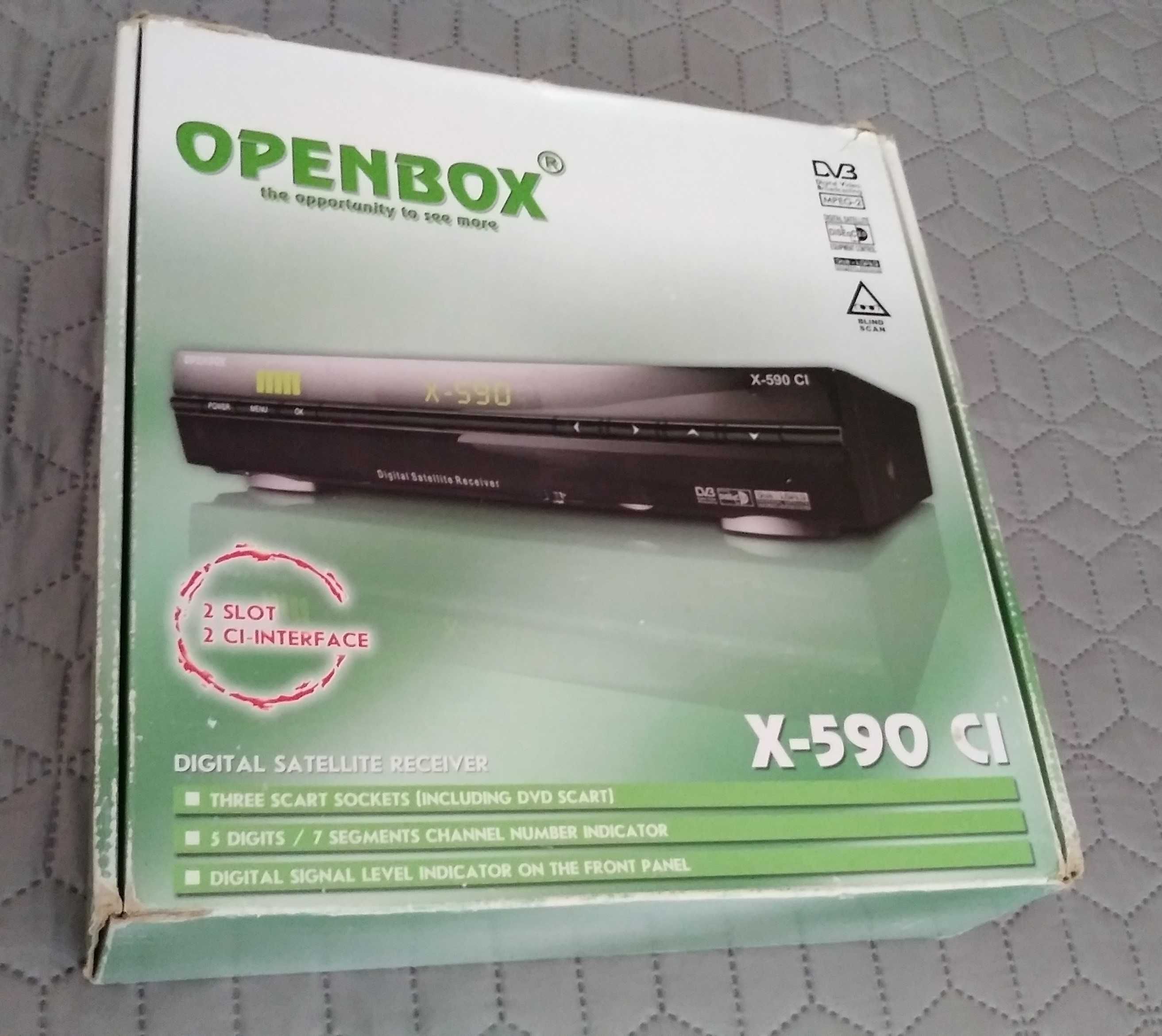 Ресивер тюнер спутниковый Openbox X-590 CRI Корея