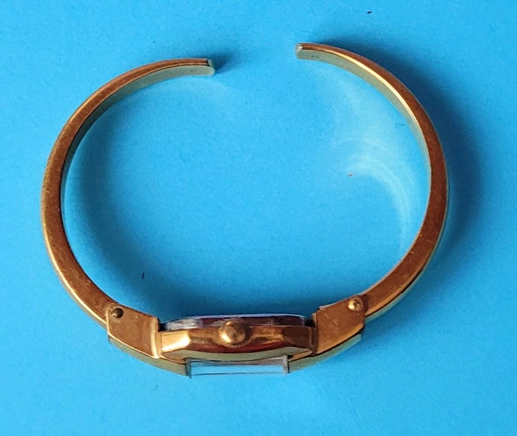 Kolekcjonerski złocony zegarek damski SLAVA  l. 70-80-te XX