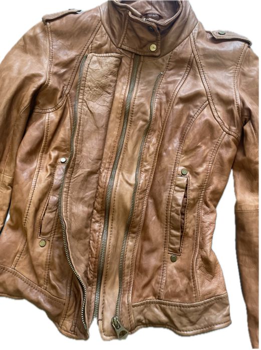 Skórzana kurtka ze skóry naturalnej